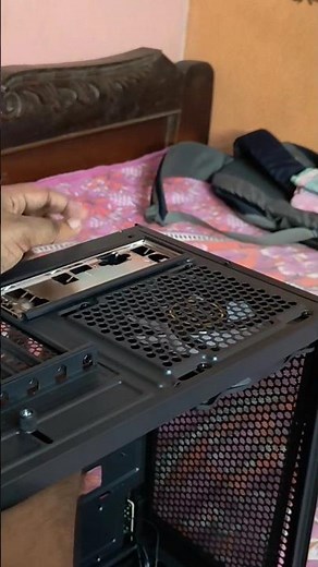 motherboard IO shield installation ✅