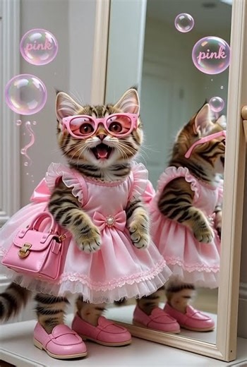 Cat learning colours