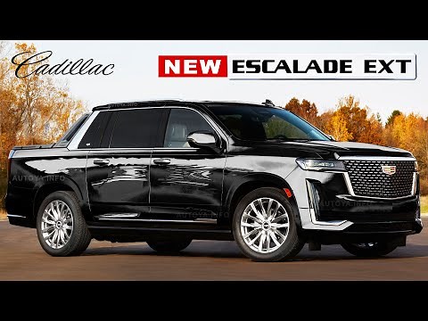 2022 Cadillac Escalade EXT Sport rendered As New Luxury Truck based on 2021 Platinum Model