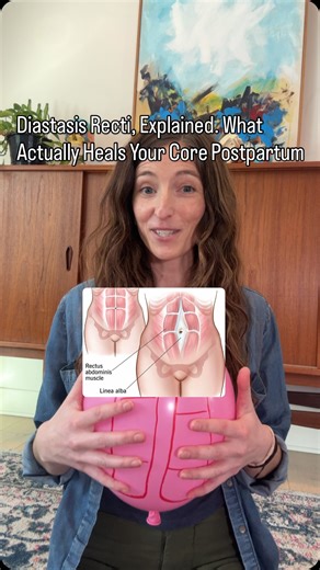 Lindsay McCoy - Body Ready Method on Instagram: "Did you know that 100% of six packs separate during pregnancy? It’s true! Abdominal separation isn’t something to avoid, it’s a normal and necessary adaptation. The core is a pressure container, and as a baby grows and takes up more space, pressure has fewer places to go. In response, the body adapts: the rib cage expands, the pelvis shifts, and the rectus abdominis separates along the linea alba. This is exactly why we don’t have one solid sheet