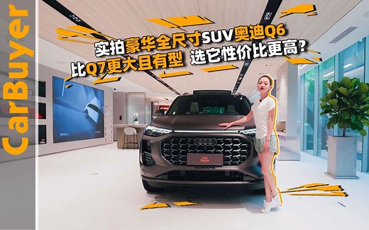 实拍豪华全尺寸SUV奥迪Q6，比Q7更大且有型，选它性价比更高？