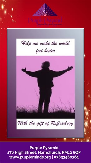 Experience the healing power of reflexology at Purple Pyramid. Treat yourself! #Wellness #Relaxation. https://purple-pyramid.co.uk/reflexology/