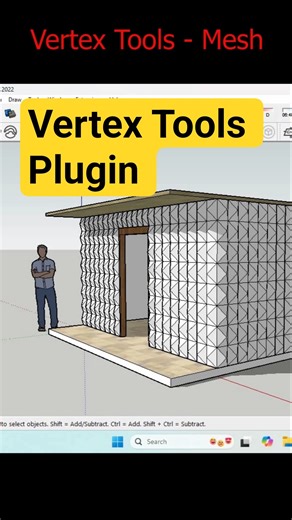Vertex Tool Trick #sketchup #plugin