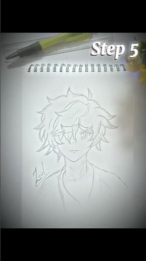 Hell's Paradise Art: Gabimaru Tutorial #art #anime