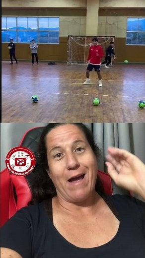 Atividade para aula de handebol #educacaofisicaescolar #jogosebrincadeiras