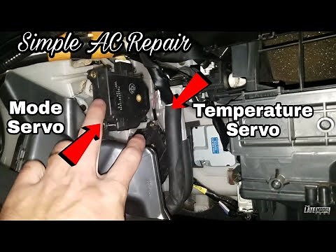 AC Temperature and Mode Servo / Motor Replacement Lexus IS300