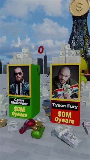 Compare net worth of Conor McGregor and Tyson Fury!(networth comparison)#fyp #celebrity #foryou #tiktok #usa🇺🇸 #evolution #networthcomparison #trending #networth #mcgergor #tysonfury