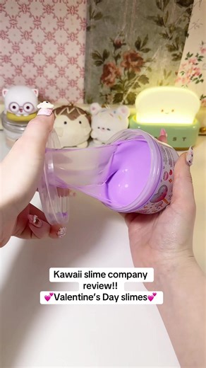 If you like these slime’s click the link in my bio and my discount code will be applied able check out!! Thank you @Kawaii Slime Company #asmr #kawaiislimecompany #slimereview