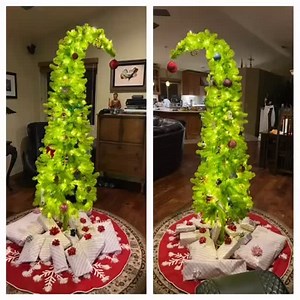 Tammy not only found her Christmas spirit in her "grinch tree" she even got all the gifts wrapped! 🎁🎄🎅❤️🤍 | 103.7 KSON