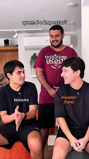 Quem é o Impostor? Desafio de Tesoura e Faca