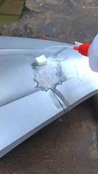 A fun way to repair broken plastic items using foam and super glue! #glue #repair #plastic #foam