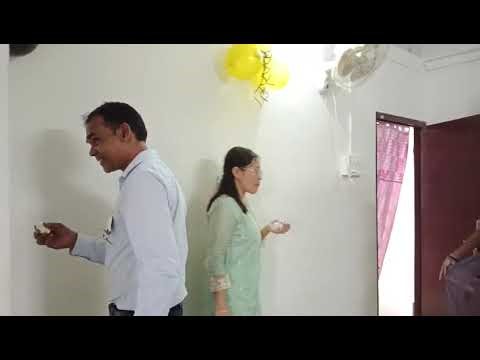 Teachers days cake cutting celebrating at Aakash Academy ....