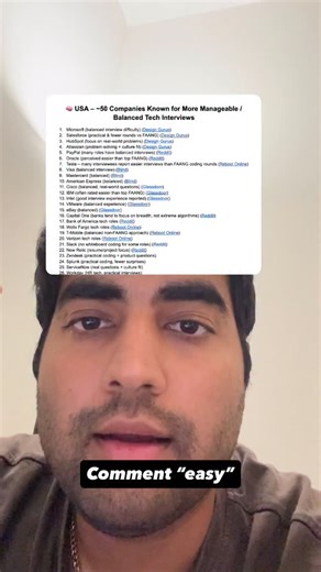 Aryan | US - Canada job hunt on Instagram: "Comment “easy” to get the USA list"