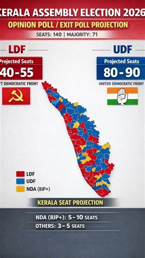 Kerala Assmably election opinion poll 2026 LDF vs UDF Kerala Election
