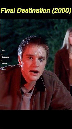 Final Destination (2000) | Seatbelt Gets Stuck as the Train Rushes In