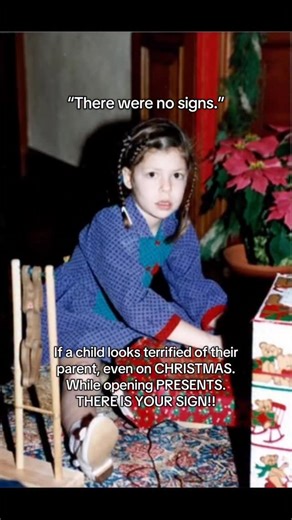This is a photo my father took of me, opening presents, on Christmas morning. I’m surrounded by presents. And it’s CHRISTMAS MORNINGGGGG. However, instead of a jovial, excited to open my gifts, child; you see a child that’s afraid to make one wrong move. To open the gift, too soon. Or, the wrong one. To make too much noise. Or, too much of a mess. A child, terrified to exist. To “let loose”, even on CHRISTMAS MORNING! There are ALWAYS signs. We, as society, just need a better understanding and k