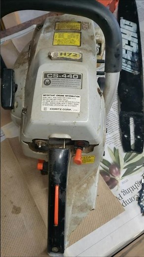 echo cs-440 chainsaw chain and sprocket #chainsaw #firewood #2stroke #smallengine #repairs