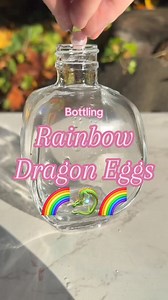 699K views · 12K reactions | Making my Rainbow Dragon Eggs decorative, color changing potion bottle! #potion #potions #potionbottle #dragon #dragons #art #fantasy #fantasyart #mermaid #artist #bookshelfdecor #magic | Forbidden Forest Apothecary | Facebook