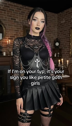 Your favorite petite goth girl 🖤 If you see this, it's your sign to get yourself a goth girlfriend. #gothgirl #gothic #gothicgirl #gothgirlfriend #purplehair