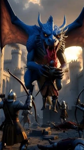 When a Dragon Appeared Above the Castle