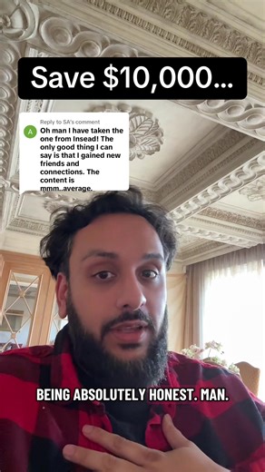 Replying to @SA please do yourself a favour and save your $10,000 #career #skills #fyp