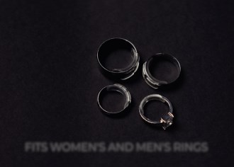 5 STARS UNITED Ring Sizer Adjuster for Loose Rings - 8 Pack Easy-Clip Guards, Fits Flat Bands Up to 8mm, Spacers & Tighteners, Reduces Size by 0.5-1, Invisible Design for Women & Men