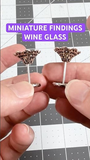 Miniature Findings Wine Glass