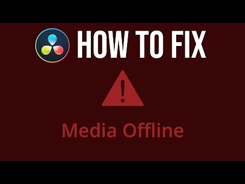 How to Fix Media Offline Error (Missing Files) in DaVinci Resolve 17