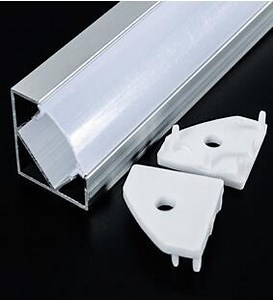 [Hot Item] High Quality 90 Degree LED Aluminum Profile Channel for Corner Mount Lighting