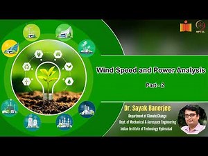 Wind Speed and Power Analysis - Part 2 | Sustainable Energy Technolgoy