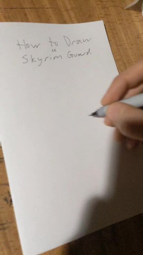 8.8K views · 386 reactions | How to draw a Skyrim guard ⚔️ #art #draw #drawingart #drawing #arttutorial #drawingtutorial #skyrim #skyrimart #skyrimguard Skyrim Guard | Painted Dragon Studios | Facebook