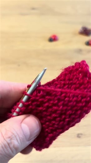 Grafting in garter stitch #knitting