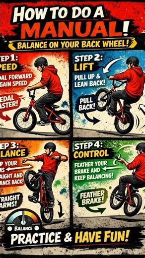 how to do a manual on a bmx