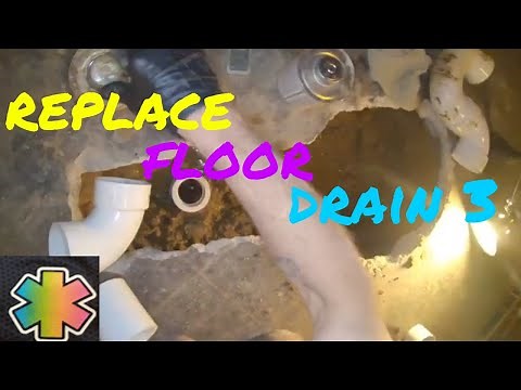 How to replace basement floor drain part 3 of 4