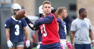 Elite 2024 QB CJ Carr enjoying the committed life, recruiting others to Notre Dame