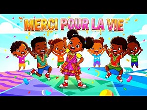 MERCI POUR LA VIE 💃💖 | Chant Chrétien Joyeux Pour Enfants | Afrobeat Gospel de Louange