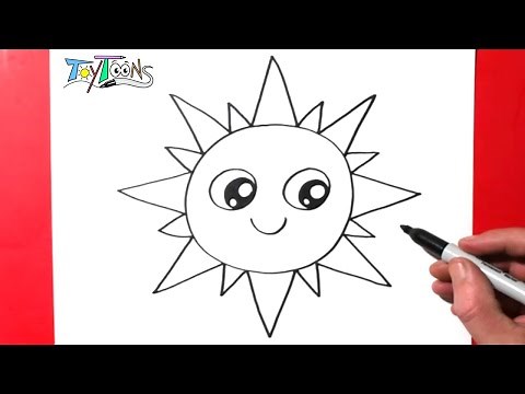 How to Draw a Sun ☀ | Easy Step by Step Drawing Tutorial