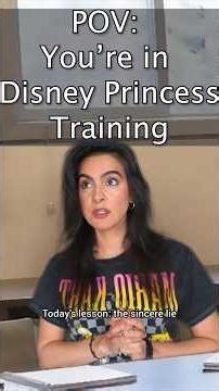 POV: You're in DISNEY PRINCESS Training #shorts