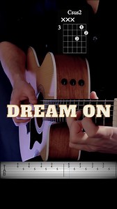 26K views · 42K reactions | Dream On - Aerosmith - - - #guitar #guitarra #howtoplayguitar #music #guitartutorial #6string #music #fypシ | Thibaultguitar | Facebook