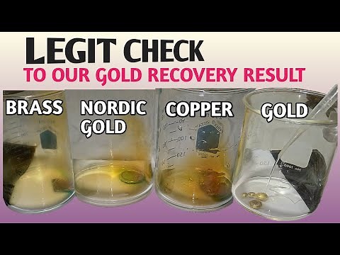 HOW TO TEST GOLD WITH ACID | LEGIT CHECK OF OUR GOLD RECOVERY RESULT
