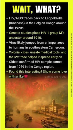 When and where did the earliest known HIV cases appear?