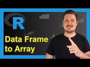Convert Data Frame to Array in R (Example) | How to Reshape & Transform | Multiple Input Data Frames