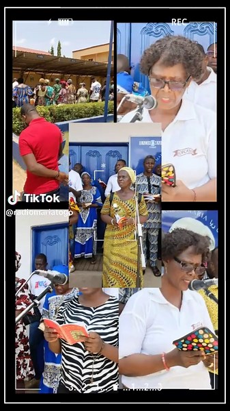 Chemin de croix du vendredi 14 mars 2025 sur la cour de radio. #radiomariatogo