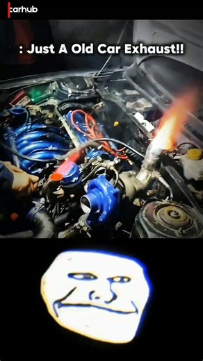 "Not A Normal Old Car Exhaust Power ☠️🔥" #shorts
