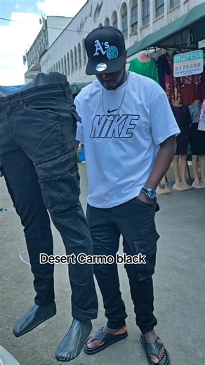 Carmo Black Cargo Pants for Sizes 30-40 in Nairobi