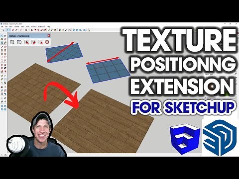 FAST Texture Placement in SketchUp with Eneroth Texture Positioning Tools!