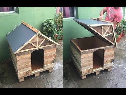 CASA para PERRO de PALLETS// DIY PALLET DOG HOUSE