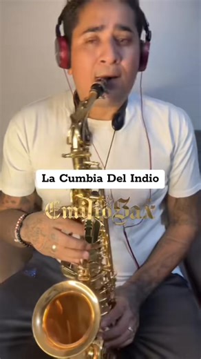 La cumbia del indio , cumbia con saxofón 🎷 #sax #cumbia #lacumbiadelindio | Emilio Sax