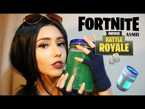 ASMR FORTNITE COSPLAY 🔫 (Whispering, tapping, brushing, sks, sounds)