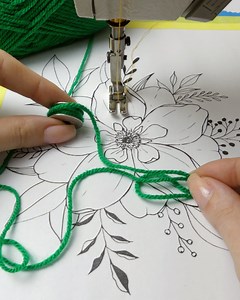 How to make an embroidery on fabric with a sewing machine! Sewing tricks you need to know | MomCut - Deutschland